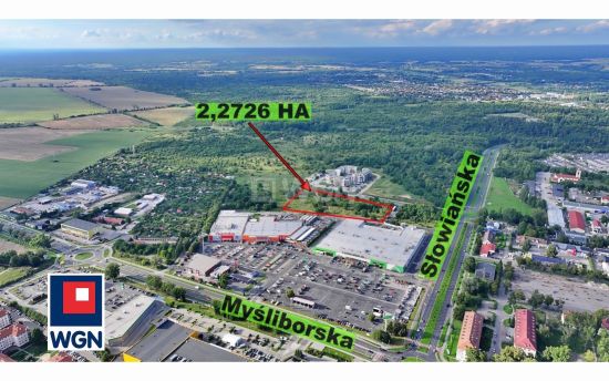 Grunt aktywizacja gospodarcza na  sprzedaż Gorzów Wielkopolski - Działka inwestycyjna - MPZP - Usługi 1 UC